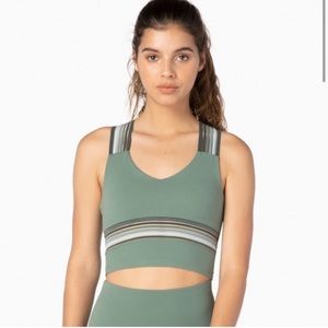 BEYOND YOGA Get Your Filament Legging & Bra Set sz XL